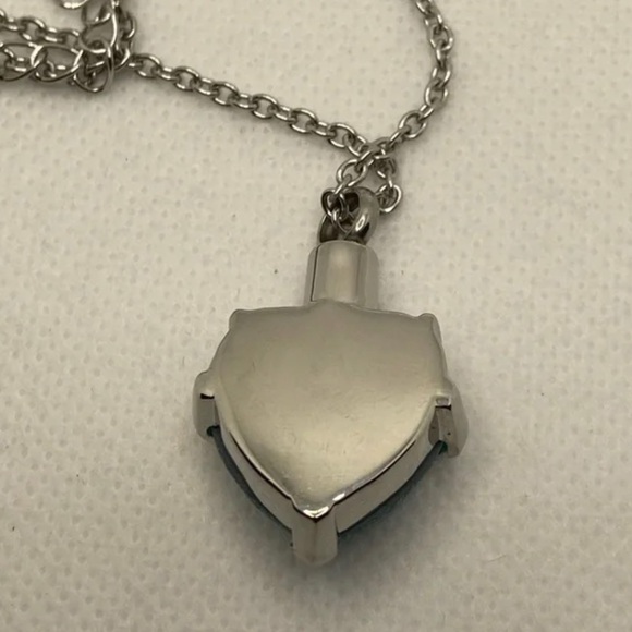 Cremation Urn Necklace for Ashes Always in My Heart Jewelry - Picture 6 of 7
